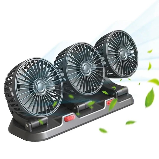 Ventilador Carro Triple Escritorio